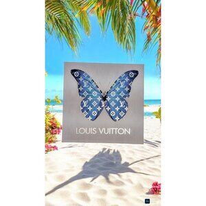 InspiredLuxury Butterfly Canvas Wall Art Limited Edition Designer Home Decor New